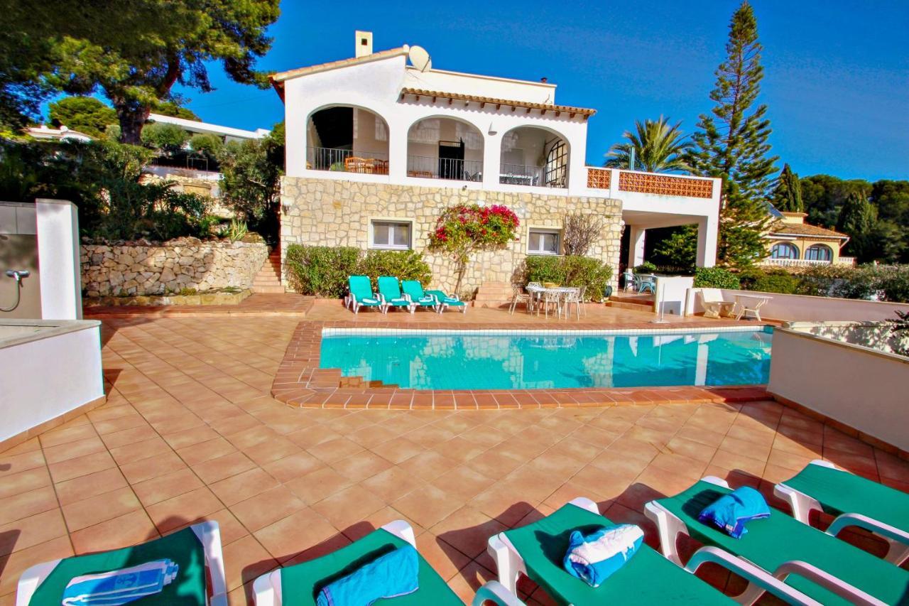 Dos Chicas - Sea View Villa With Private Pool In Moraira Teulada Zewnętrze zdjęcie