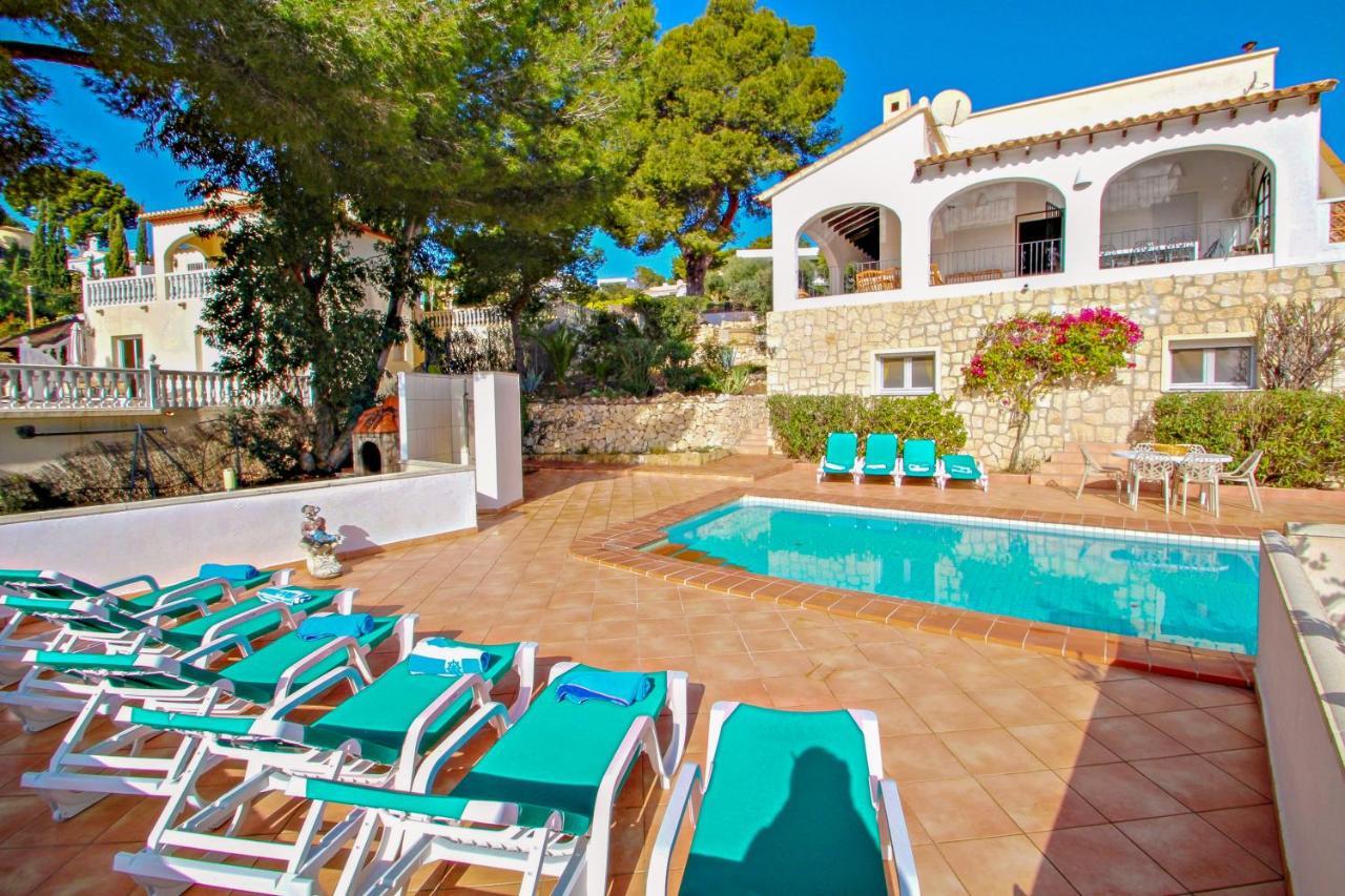 Dos Chicas - Sea View Villa With Private Pool In Moraira Teulada Zewnętrze zdjęcie