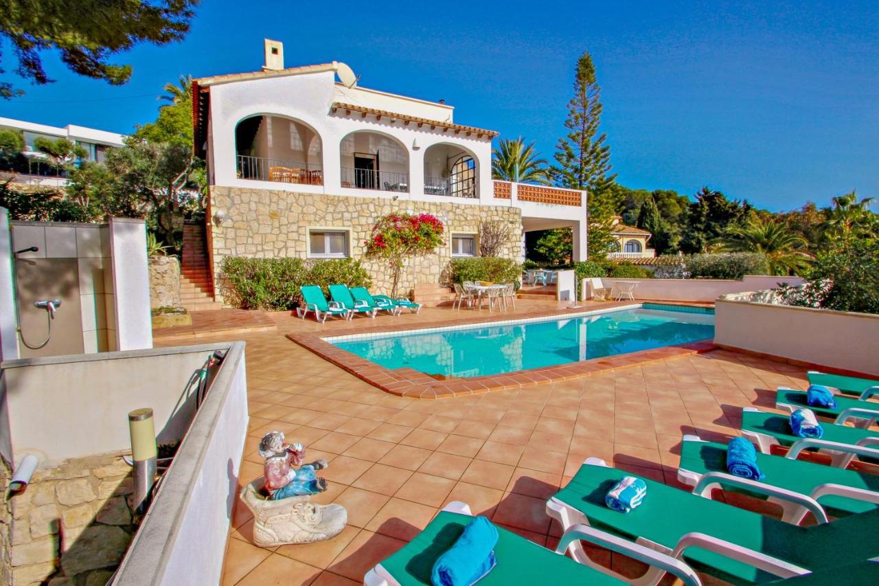 Dos Chicas - Sea View Villa With Private Pool In Moraira Teulada Zewnętrze zdjęcie