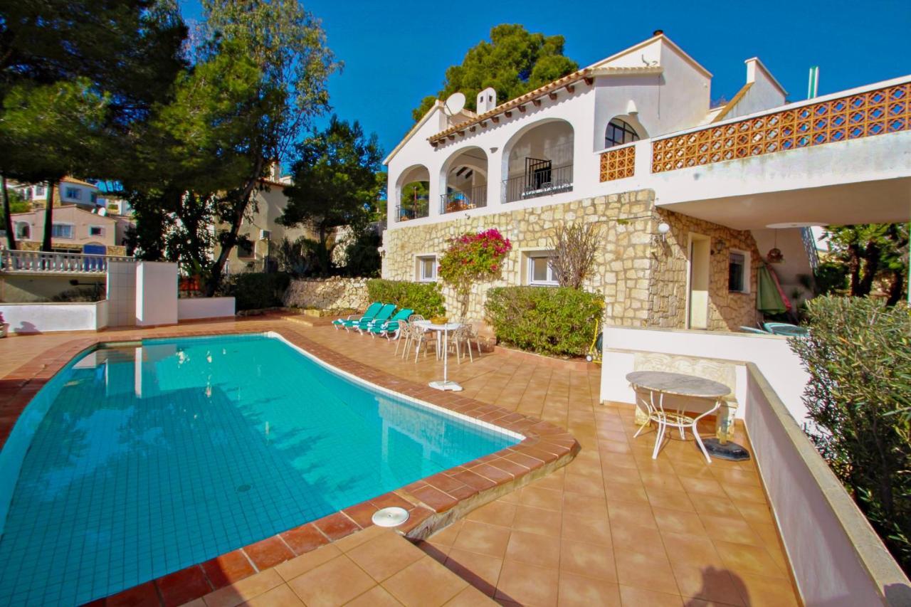 Dos Chicas - Sea View Villa With Private Pool In Moraira Teulada Zewnętrze zdjęcie